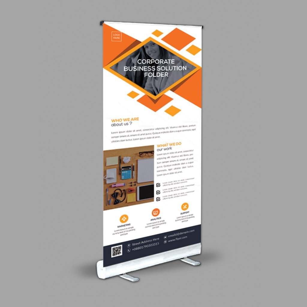 Design and Print Best Quality Roll-up Banner