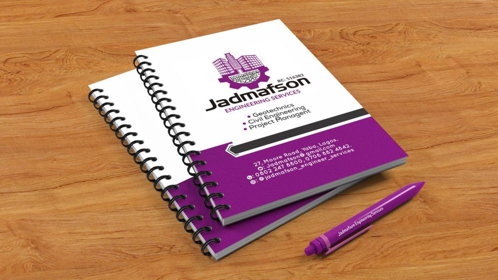 Branded Notepads and Jotters Design